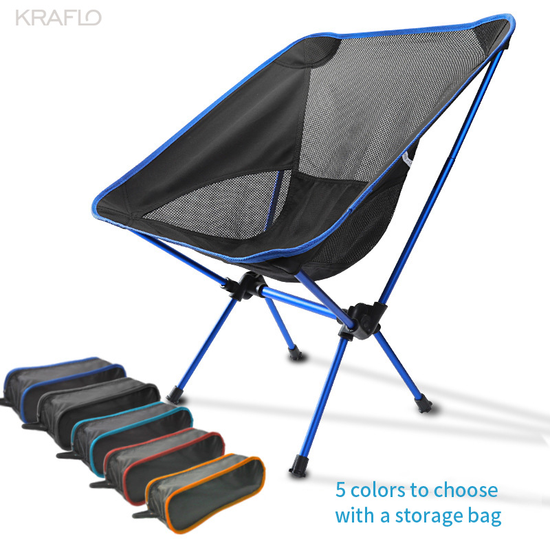 Camping Chairs Detachable Portable Folding Chair Outdoor furniture Beach Ultralight Travel Moon chair Picnic Seat Tools