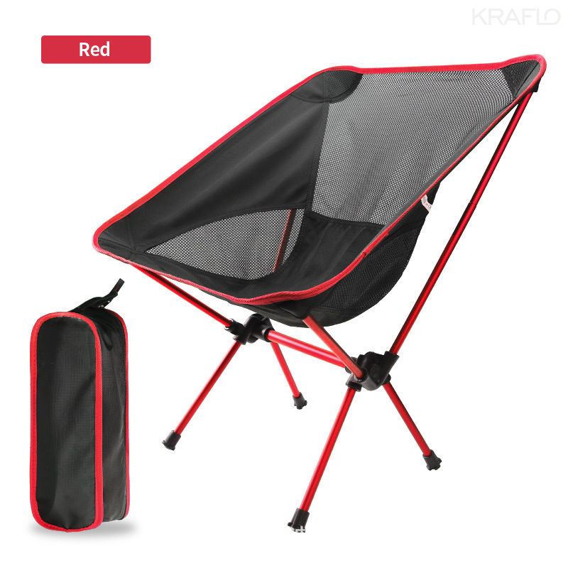 Camping Chairs Detachable Portable Folding Chair Outdoor furniture Beach Ultralight Travel Moon chair Picnic Seat Tools
