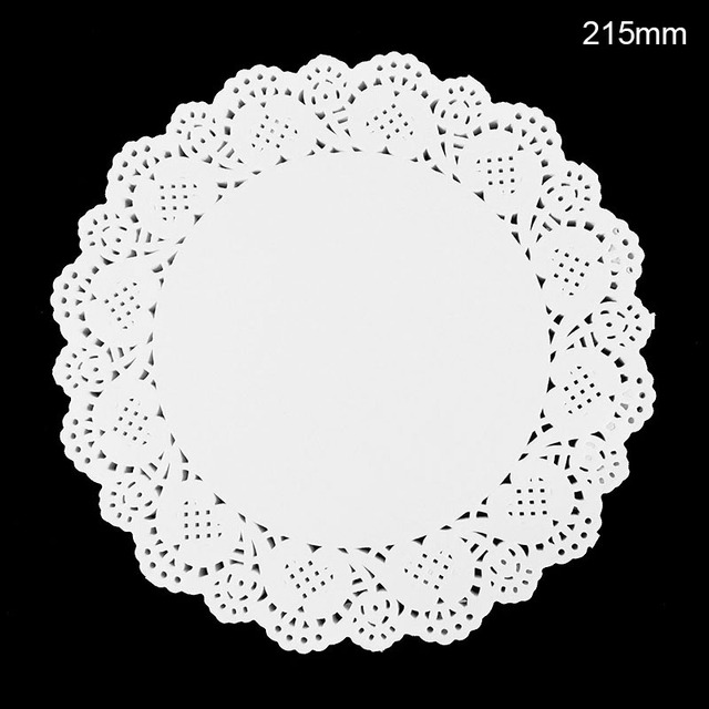 150pcs/lot White Lace Paper Doilies Placemats DIY Box Packaging Gift Wrap Paper Crafts For Wedding Party Favors Table Decoration Mat