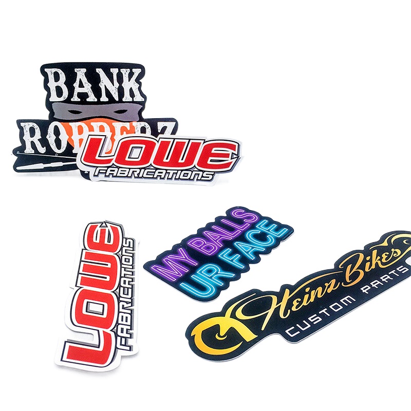 Making Customized Adhesive Label Logo Design Oil Proof Die Cut Sticker Printing Waterproof PVC Vinyl Custom Packaging Labels