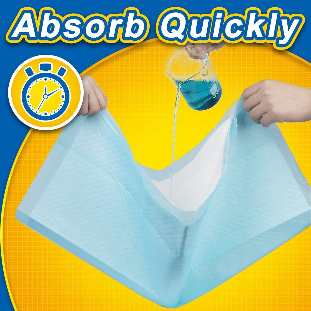 yuexuan disposable pet pee pads heavy duty absorbent nappies with leakproof design quick dry surface for dogs and cats