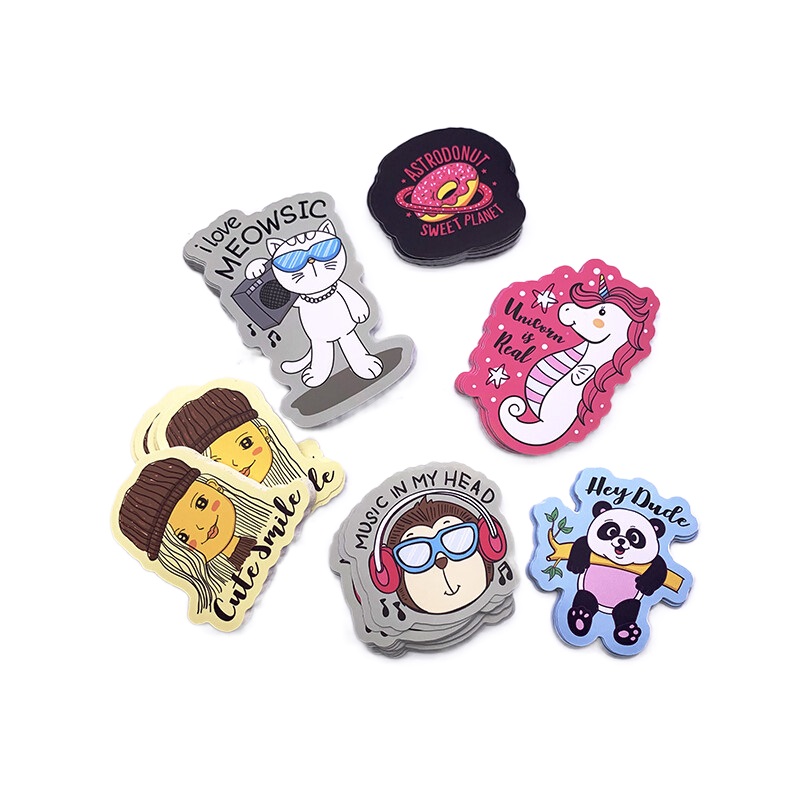 Making Customized Adhesive Label Logo Design Oil Proof Die Cut Sticker Printing Waterproof PVC Vinyl Custom Packaging Labels