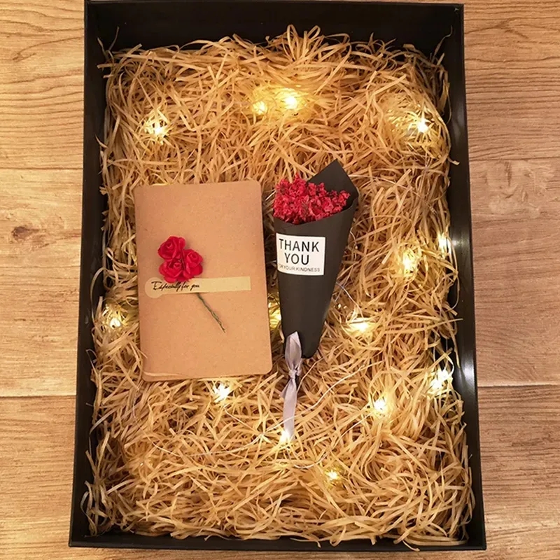 1000g Colorful Shredded Crinkle Paper Filler DIY Wedding Party Gift Box Candy Material Packaging Filler