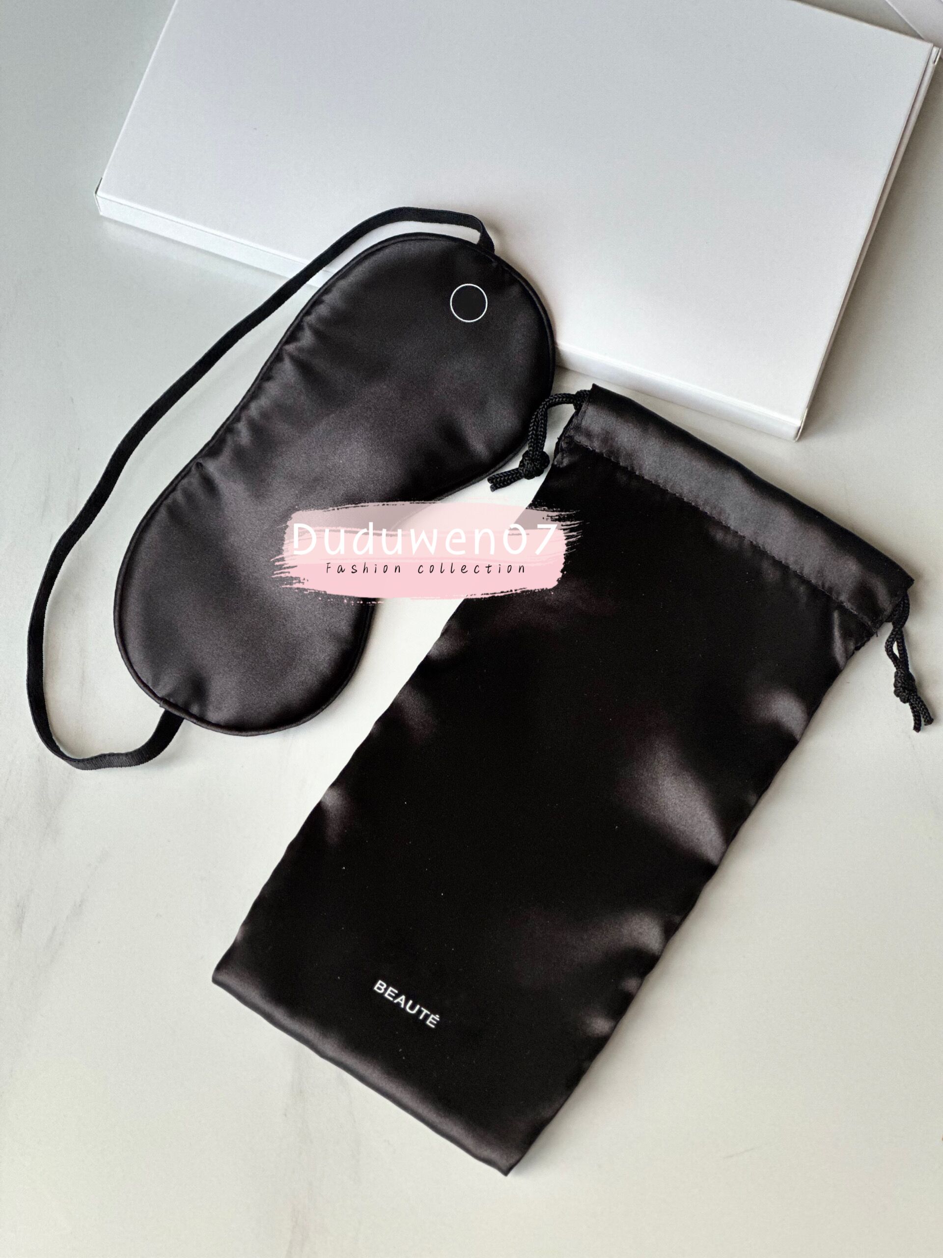 party favor Fashion VIP-Gift C style Travel Blindfold Sleeping Eye Mask with C with plastic dustbag box paper box