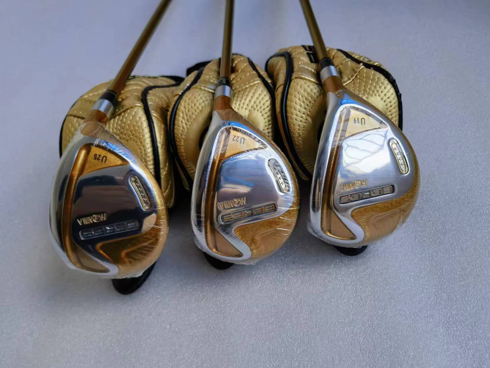 Brand New Golf Clubs 4 Star Honma Beres U-07 Hybrids 19/22/25 Degrees R/S/SR Flex Graphite Shaft With Head Cover