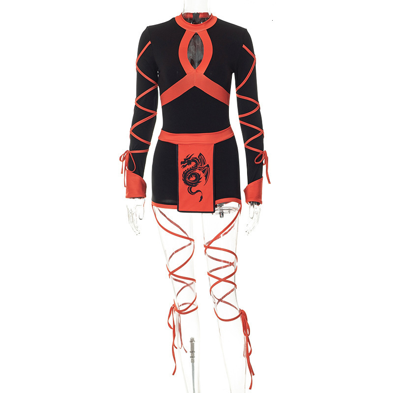 Theme Costume Ninja Cosplay Anime Halloween Costume for Women Adult Cosplay Dragon Ninja Warrior Costume 230901