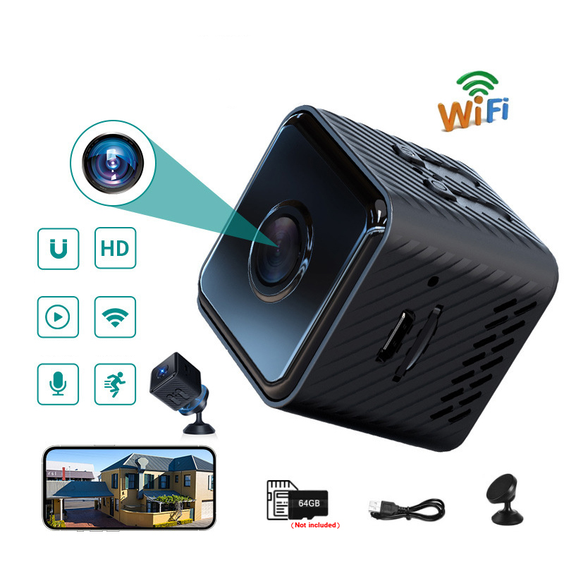 New X2 Mini Camera 1080P WiFi IP Camera Infrared Night Vision Motion Detection Indoor Home Security Small Wireless Surveillance Camcorder Cam
