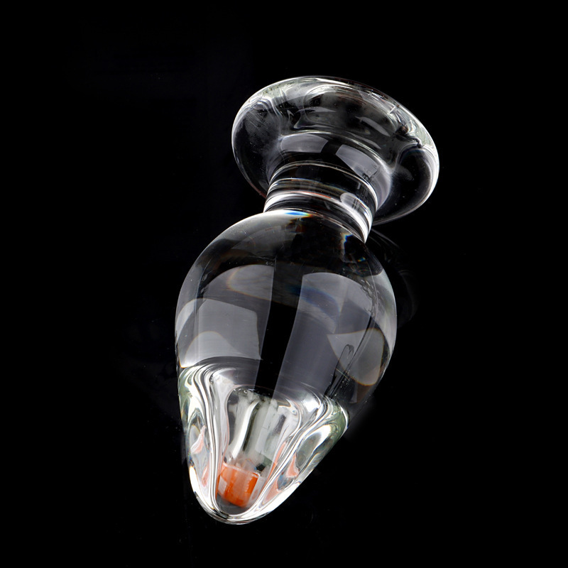 Anal Toys Large Crystal Butt Plug Vagina Ball Big Glass Dildo Bead Adult Sex for Women Men Gay Masturbator 230901
