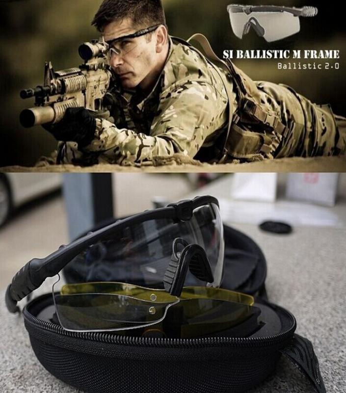 new Si Bal M Frame 20 3 lenses tactical goggles windproof mirror Shooting men women sunglasses bicycle cycling eyewear8467024