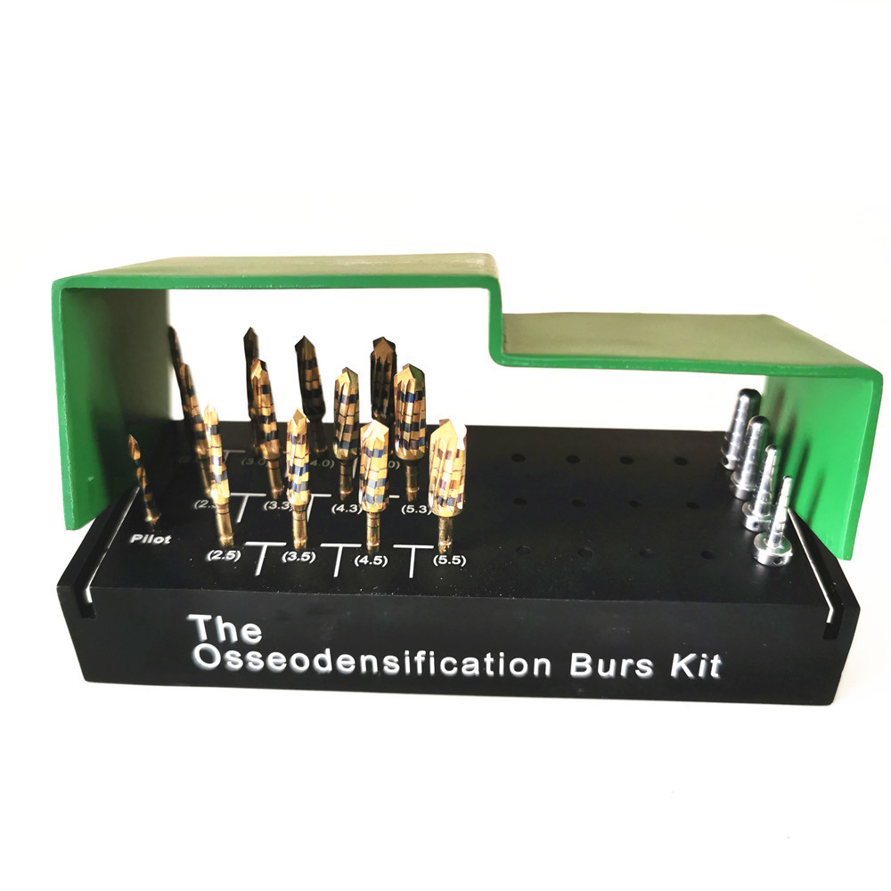 Other Oral Hygiene 17Pcsset Dental Osseodensification burs Kit Dental Implant kit Osteotomy Parallel Pins Dental Guided Surgery Kit 230901