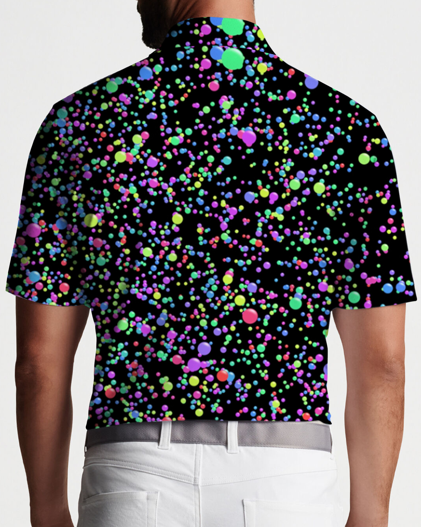 Men's Polos Galaxies Golf Polo TShirts Art Print Trending Shirt Summer ShortSleeve Custom Clothing 230901