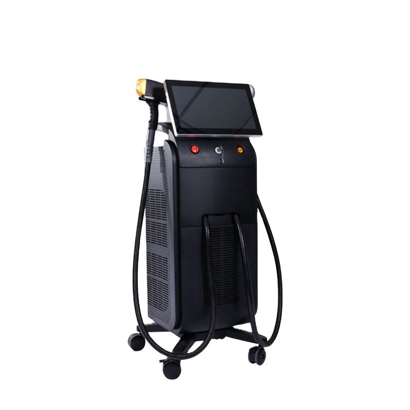 2024 Ice Platinum Laser Painless Hair Removal Depilation Machine 2 Handles 3 Wavelength Adjustable Hair Root Damage Skin Improvement Instrument