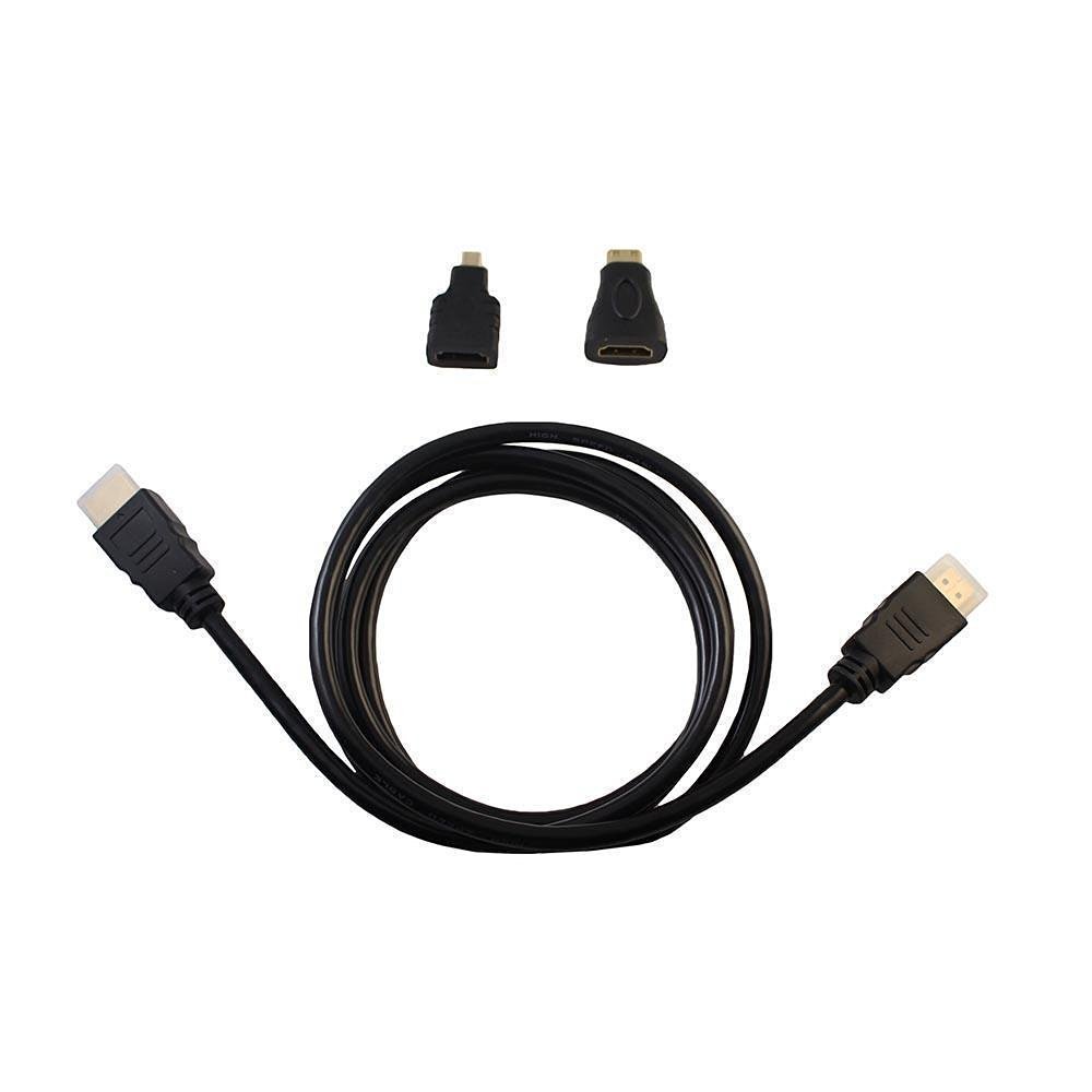 3-in-1 High-Speed HDMI Cable V1.4 1.5M Full HD 1080P 2K 4K Suitable for HDTV Mini HDTV Micro HDTV