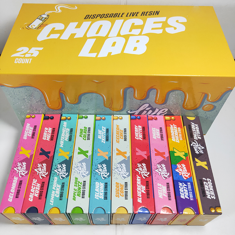 The same as before 2 in 1 choice lab disposable disposables 2 x 0.5 live resin empty packing package packaging boxes ieurh