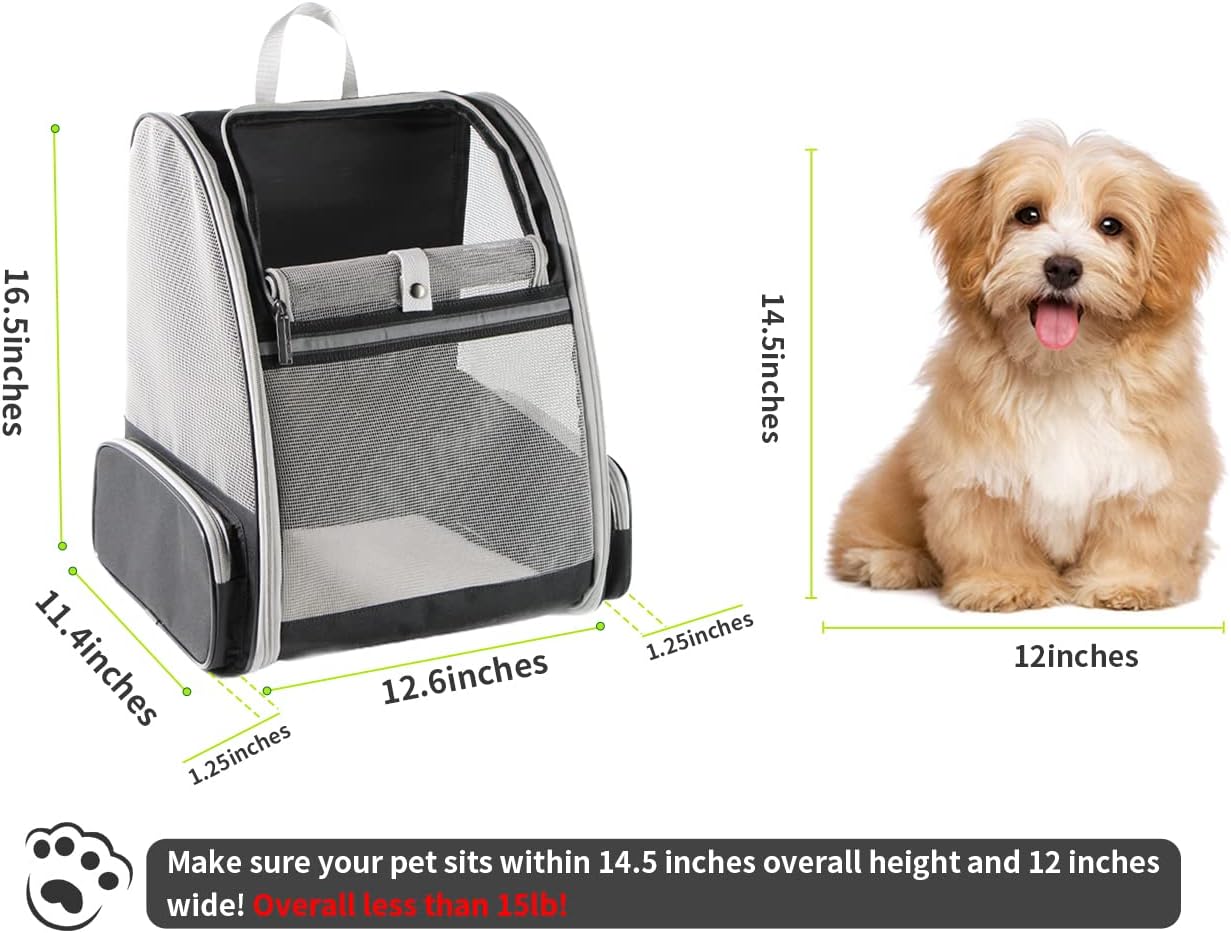 YUEXUAN Innovative Traveler Bubble Backpack Pet Carriers for Cats and Dogs