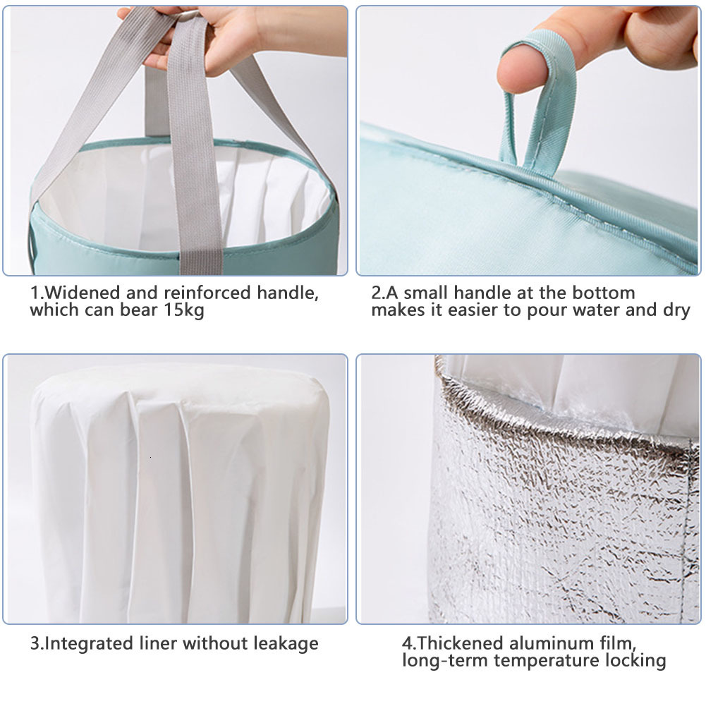Foot Treatment Foldable Basin Portable Multipurpose Foot Spa Bucket foot bag Insulation Foot Bag Washbasin Kitchen Organizer For Home Travel 230901