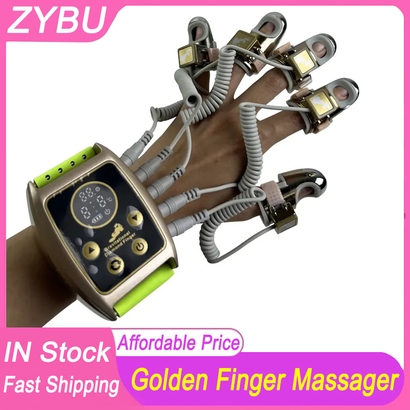 New Face Lifting Radio Frequency Microcurrent Golden Finger RF EMS Beauty Health Care Machine Body Relax Neck Massage gravitational diamond finger