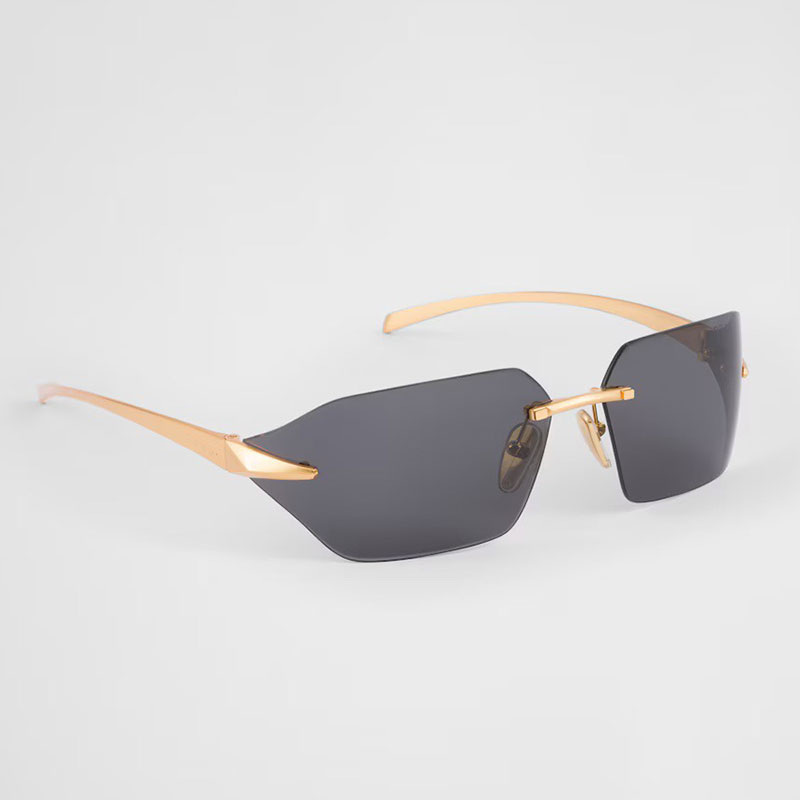 Slate Gray Lenses Womens Runway Sunglasses SPRA56 ultra-light metal frame distinct curvature on the side design UV400 SIZe 71-14-115 mm With original box