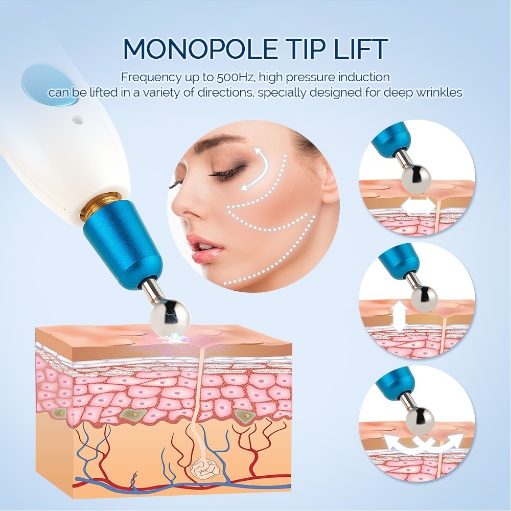 Cleaning Tools Accessories Skin removal treatments plasma pen 5 heads monopod tip 500Hz diaphragm pore anti epileptics 230904