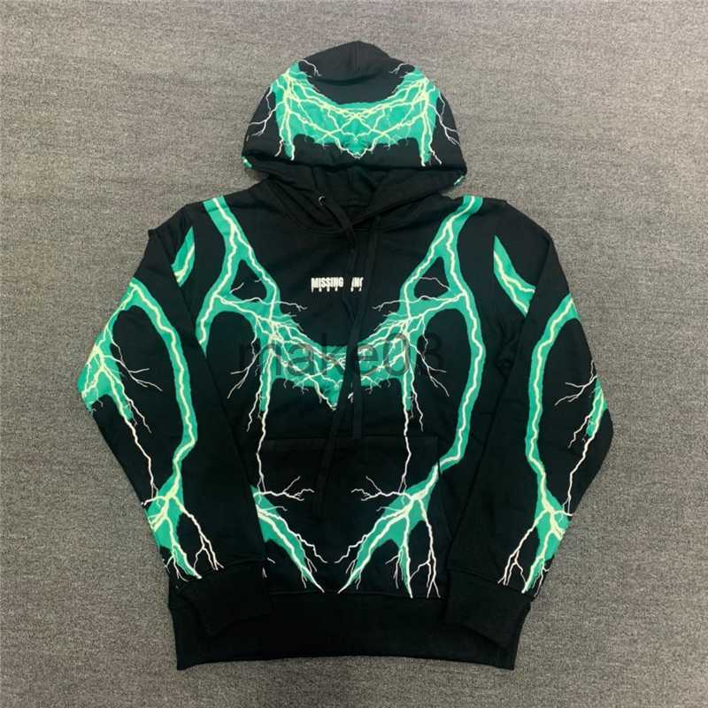 Oversized Hoddies Mens Hoodies Sweatshirts High Quality Reflective Missing Lighing Women Pullover Oversi Sweatshzeirts Fashion Hoodie Drop Shoulder Ho