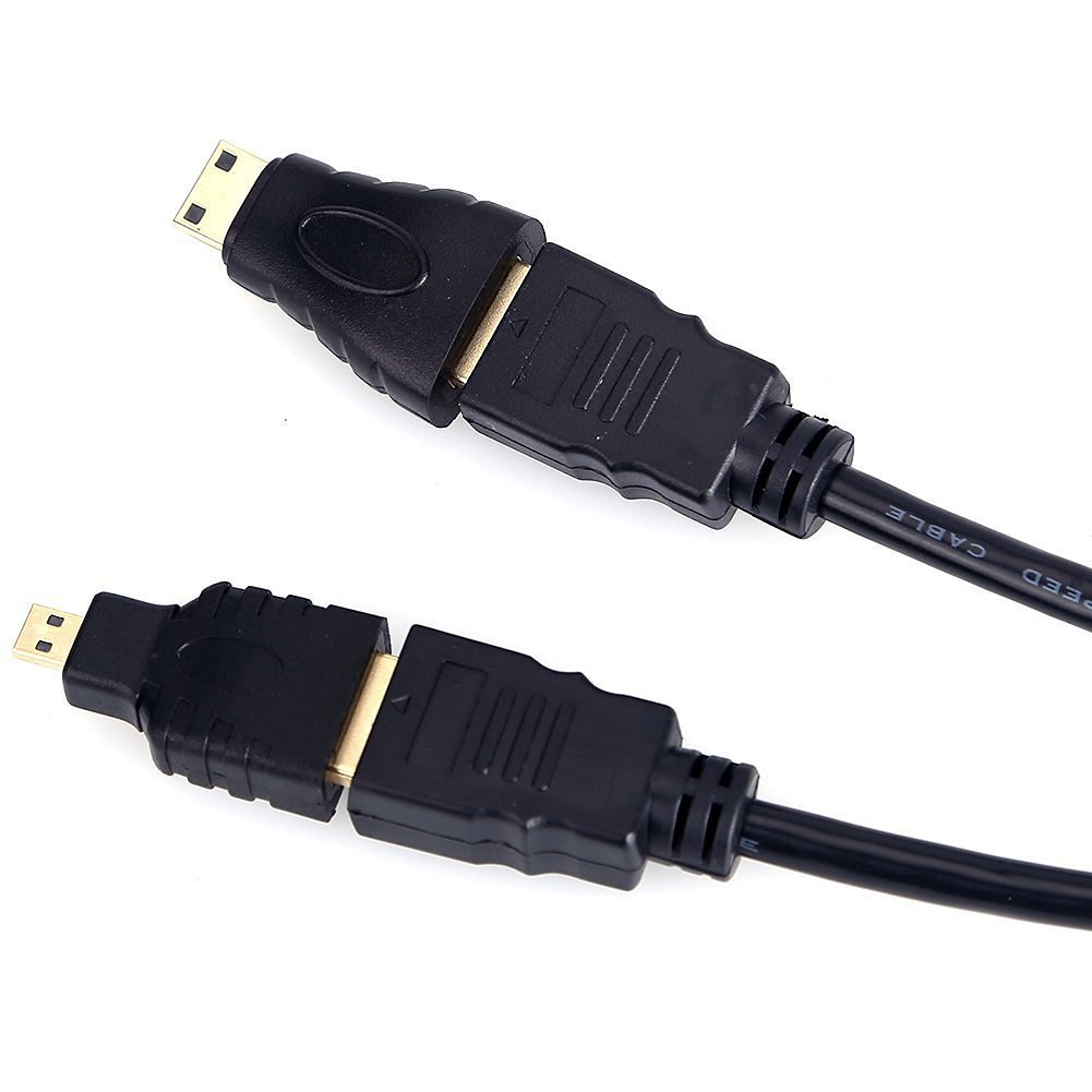 3-in-1 High-Speed HDMI Cable V1.4 1.5M Full HD 1080P 2K 4K Suitable for HDTV Mini HDTV Micro HDTV