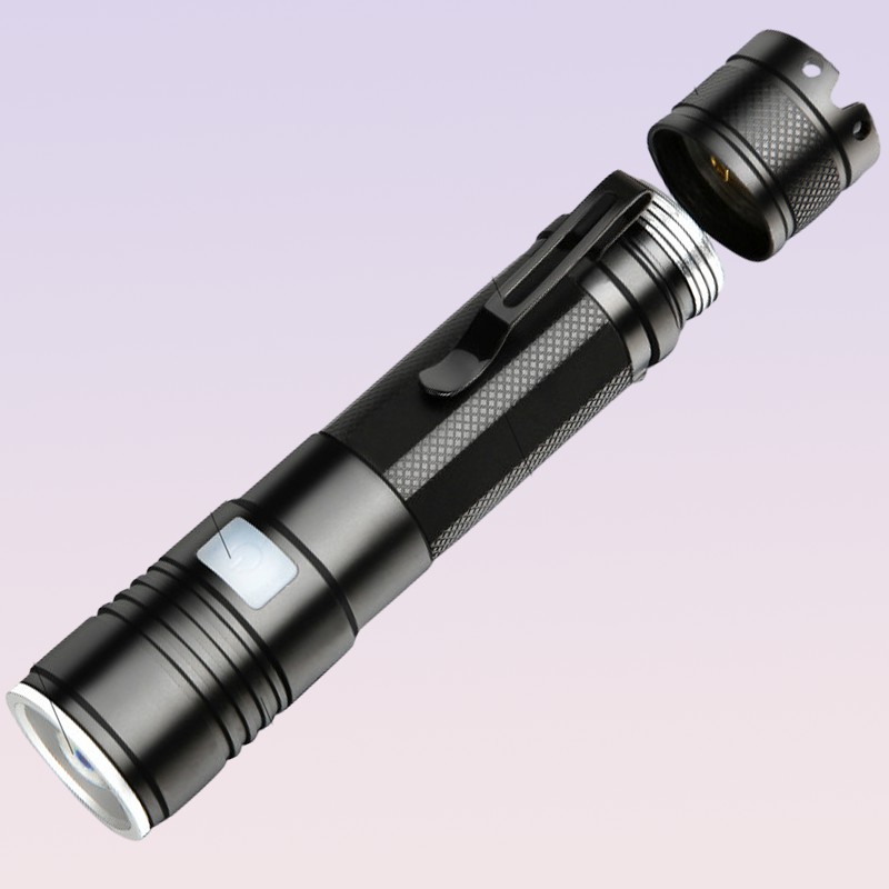 Supfire Tactical flashlight Torch led T6 Lampe Torche Ultra Puissante Taschenlampe Zaklamp Zoom LED Flashlight USB 18650 Lant