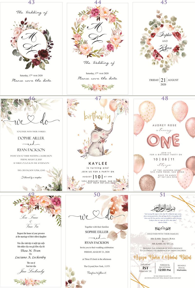 Creative Rose Laser Cut Wedding Invitation Card DIY Shiny Wedding Invitations for Quinceanera Birthday Sweet Invitation Cards ZZ