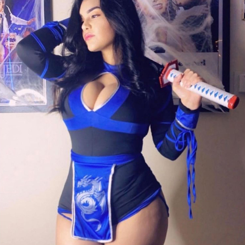Theme Costume Ninja Cosplay Anime Halloween Costume for Women Adult Cosplay Dragon Ninja Warrior Costume 230901