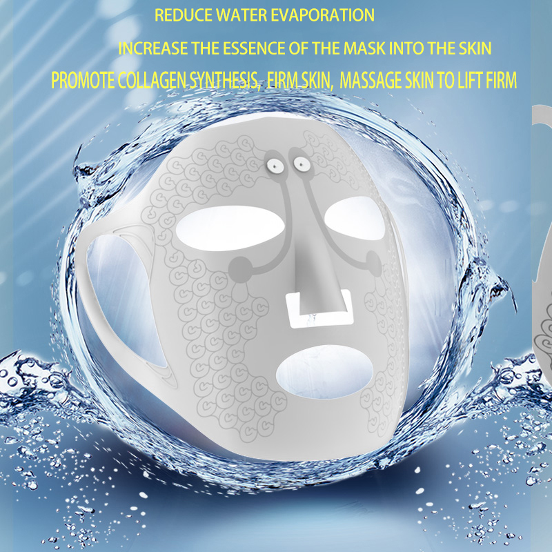 Face Care Devices EMS Electronical Graphene Washable Silicone Mask Essence Oil Cream Absorption Microcurrent Skin Lifting Firming Beauty 230901