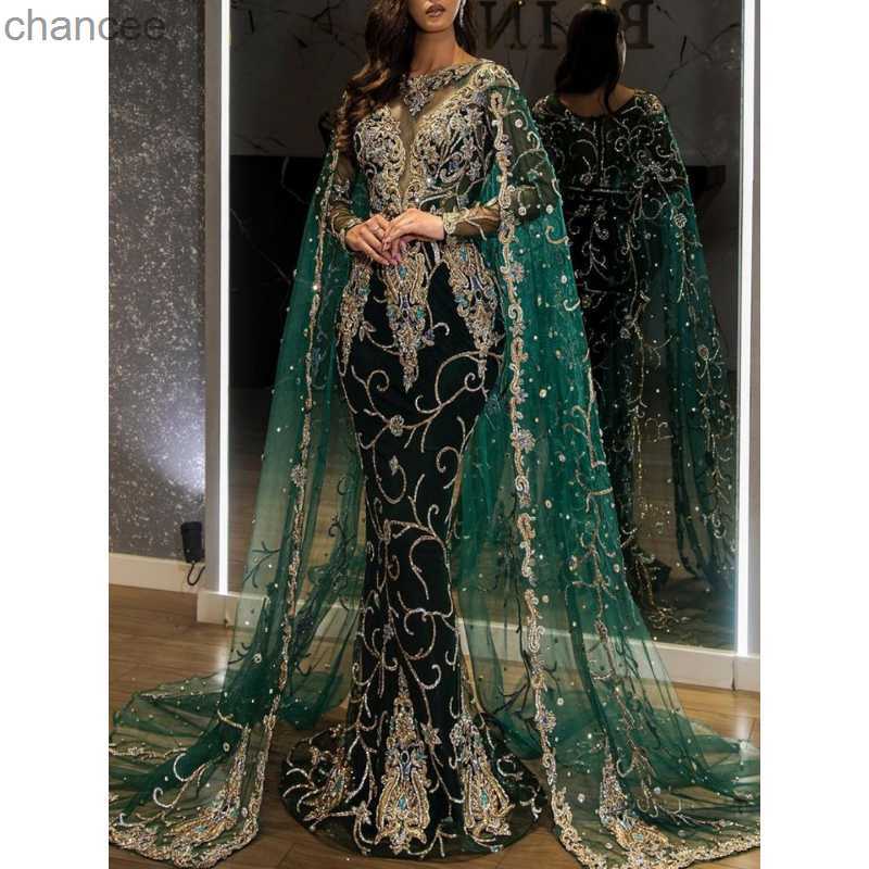 Basic Casual Dresses Elegant Women Evening Dress Sequin Shiny Sexy Lady Party Dresses for Special Occasion Luxry Wedding Green Female Prom Vestido LST230904