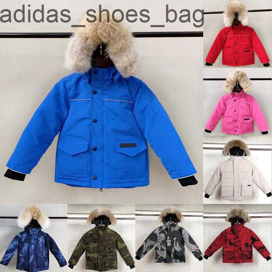 Kids Designer Down Coat Winter Jacket Boy Girl Baby Outerwear Jackets with Badge Thick Warm Outwear Coats Children Parkas Fashion Classic Parkas Canada C251021