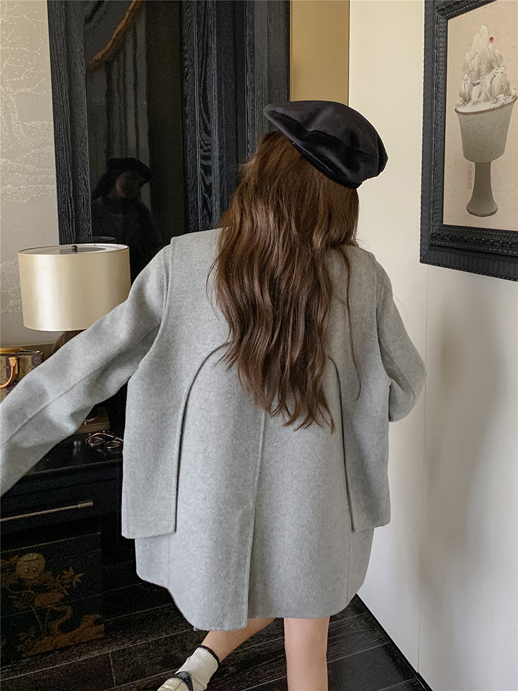Women s Jackets BZVW rompi Blazer desainer kain wol dua potong wanita mantel setelan temperamen mode baru musim gugur dan dingin 2023 230904
