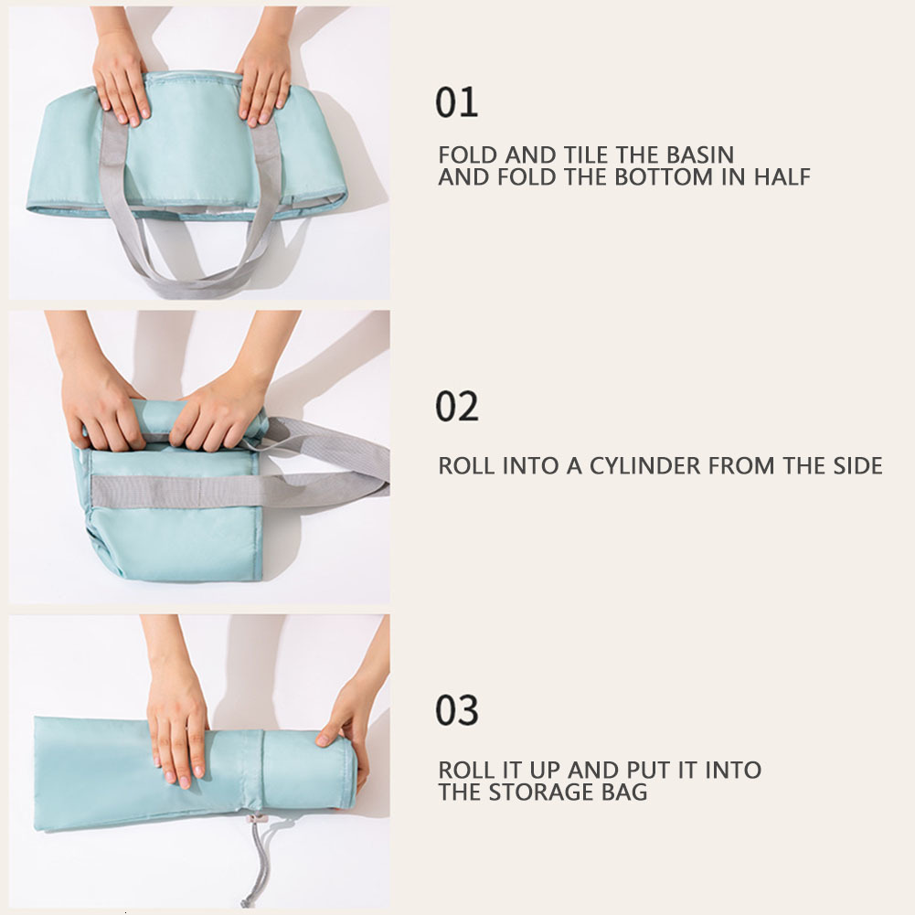 Foot Treatment Foldable Basin Portable Multipurpose Foot Spa Bucket foot bag Insulation Foot Bag Washbasin Kitchen Organizer For Home Travel 230901