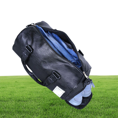Travel Bag Carry on Luggage Duffel Bags Large PU Leather Tote Belt Weekend Crossbody Bag Overnight Solid sac de voyage XA88WC 2103