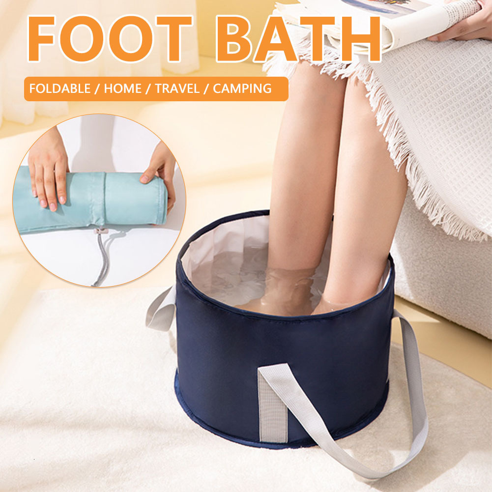 Foot Treatment Foldable Basin Portable Multipurpose Foot Spa Bucket foot bag Insulation Foot Bag Washbasin Kitchen Organizer For Home Travel 230901