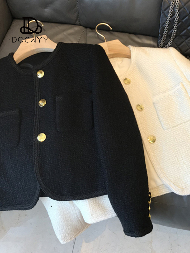 Women s Jackets Jaket mantel wanita pakaian kasual atasan pendek serbaguna kecil wol Mode Korea musim gugur dan dingin 2023 230904