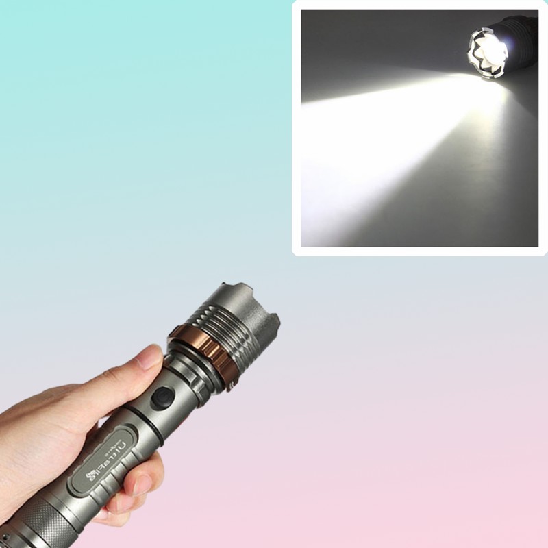 UltraFire 2000 lumens T6 LED Zoomable Zoom Flashlight Torch ACCar Charger