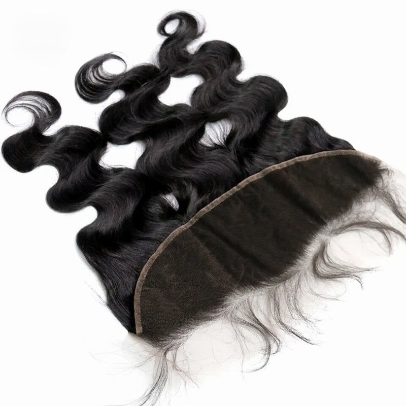 5X5 HD Closure Indian Human Hair Body Wave 6X6 7X7 13X4 Lace Frontal Pre Plucked Natural Color 10-24inch