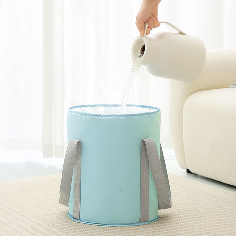 Foot Treatment Home Foldable Basin Travel Camping Washbasin Bucket Fishing Folding Basin Foot Bath Sink Washing Basket Spa Foot Bath Bucket 230901