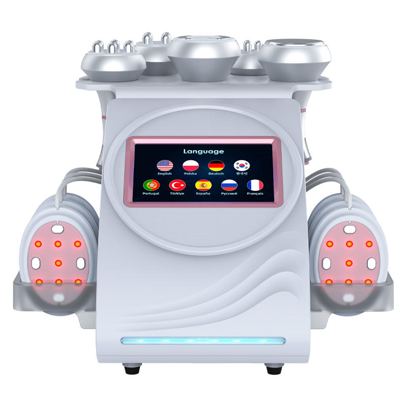 2024 6 IN 1 RF Radio Frequency 80K Ultrasound Cavitation Device EMS Ultrasonic Body Slimming Massager Fat Burner