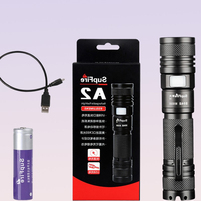 Supfire Tactical flashlight Torch led T6 Lampe Torche Ultra Puissante Taschenlampe Zaklamp Zoom LED Flashlight USB 18650 Lant