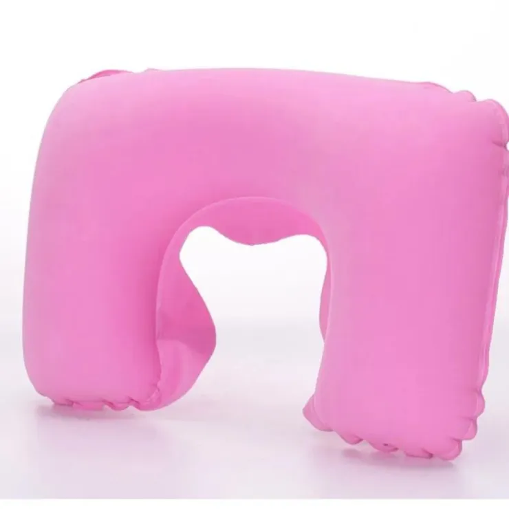 500pcs U Shaped Iatable Car Head Rest for Travel Office Air Cushion Neck Pillow Sep04