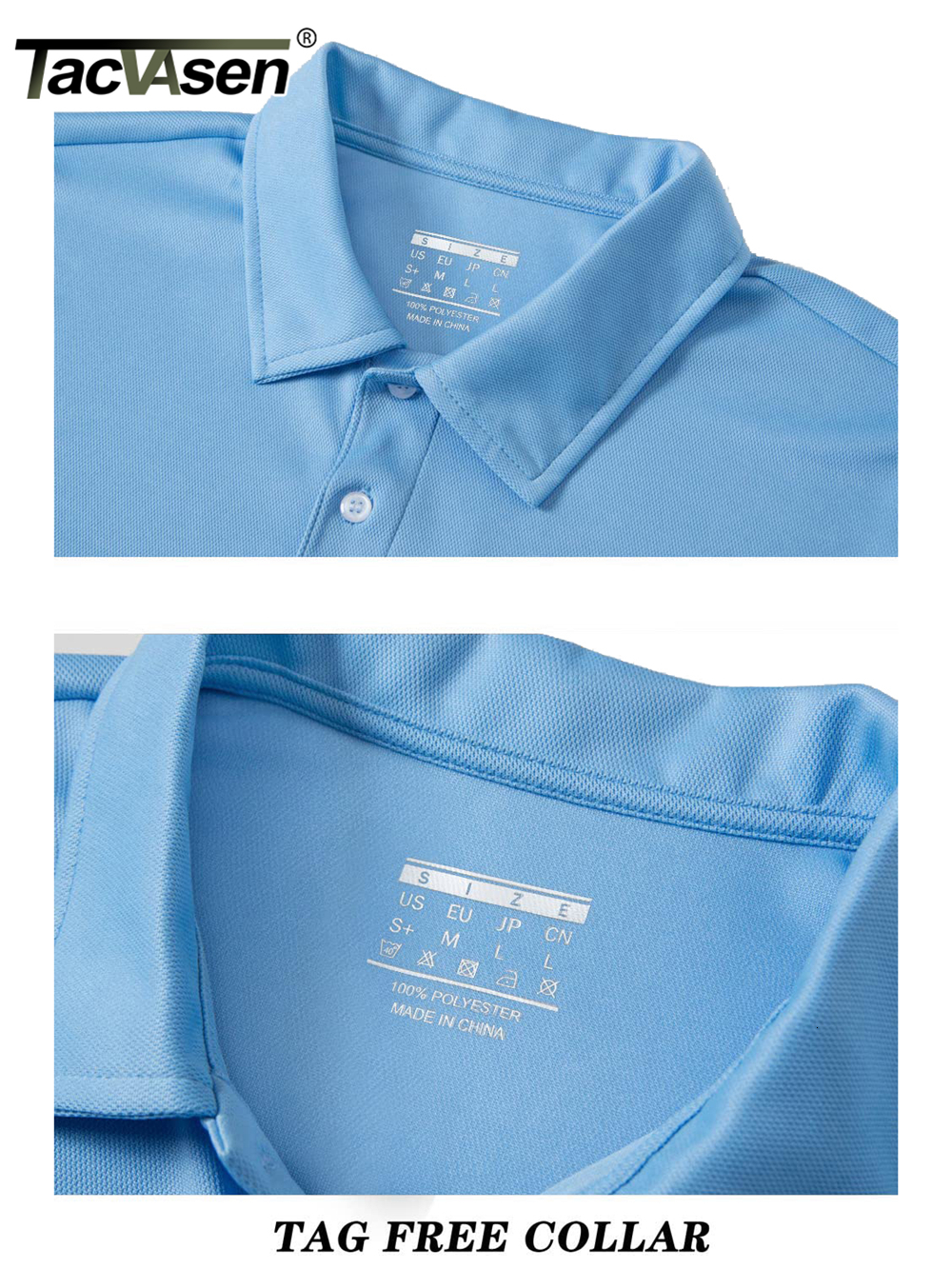 Men's Polos TACVASEN Summer Casual Tshirts Mens Short Sleeve Polo Shirts Button Down Work Quick Dry Tee Sports Fishing Golf Pullover 230901