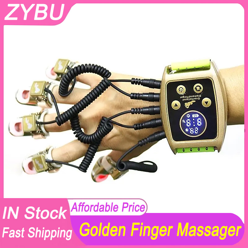 Portable Golden Finger Chinese Massage Tools Face Lifting Body Relax Neck Massager Microcurrent Bio RF EMS Health Care Beauty Gravitational Diamond Fi
