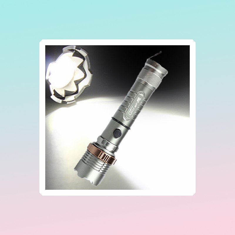 UltraFire 2000 lumens T6 LED Zoomable Zoom Flashlight Torch ACCar Charger