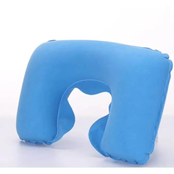 500pcs U Shaped Iatable Car Head Rest for Travel Office Air Cushion Neck Pillow Sep04