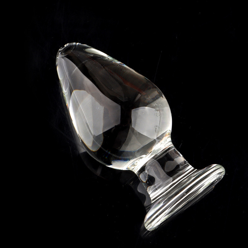 Anal Toys Large Crystal Butt Plug Vagina Ball Big Glass Dildo Bead Adult Sex for Women Men Gay Masturbator 230901