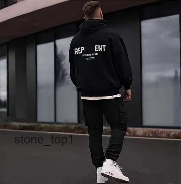 representdesigner Designer Letter Men's Niche Tide Brand Wild High Street Casual American Loose Couple Hooded Sweater Reprreesent Coat Clothes XQNH