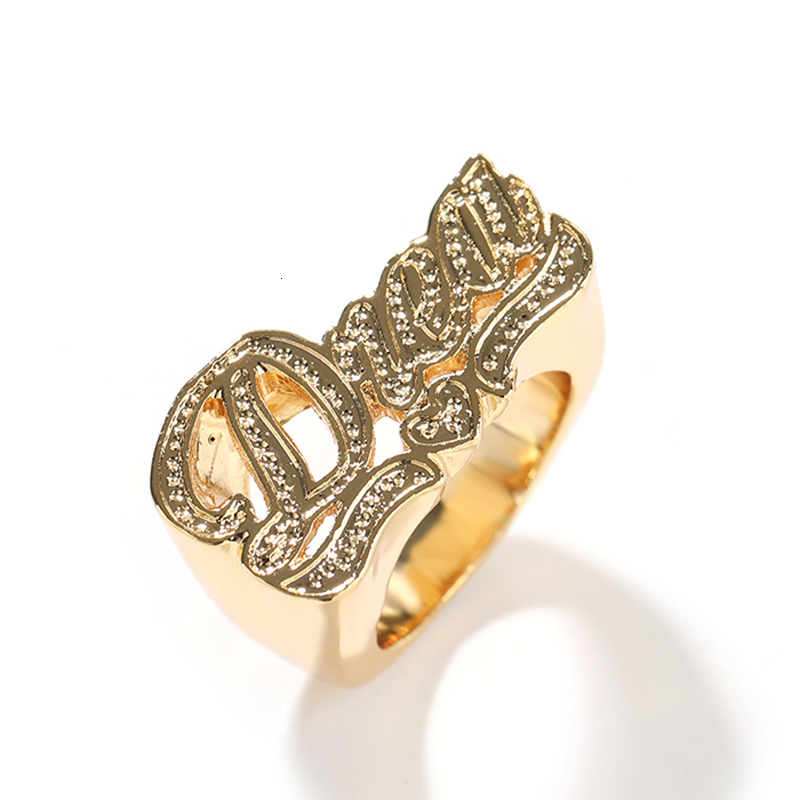 Wedding Rings Uwin cincin nama kustom aksesori perhiasan personalisasi cincin timbul 3D barang pasangan cocok 230904