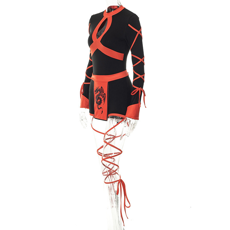 Theme Costume Ninja Cosplay Anime Halloween Costume for Women Adult Cosplay Dragon Ninja Warrior Costume 230901